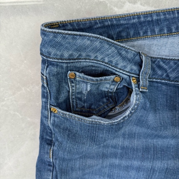 Women’s Michael Kors Dillion Relaxed Distressed Jeans Size 12 - Picture 7 of 16